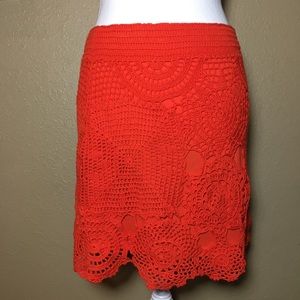 Gianni Bini orange skirt
